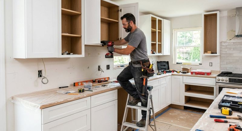 Glazed Cabinets Installation in Muncie, IN