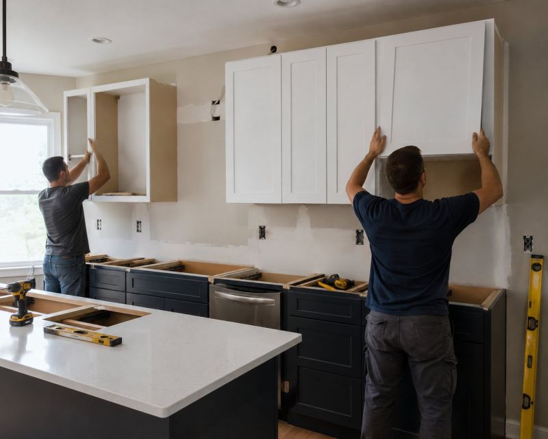 Kitchen Island Installation in Carmel, IN
