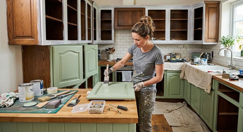 Oak Cabinet Remodeling in Austin, TX