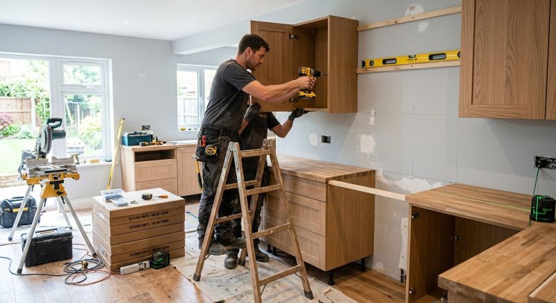 Wood Cabinet Installation in Carmel, IN